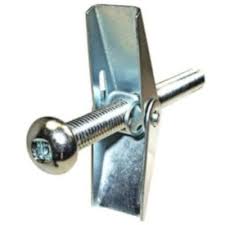 Standard Toggle Bolts Anchors Aka Snap Toggles 4 In 2020 Drywall Anchors Toggle Bolts Hollow Wall Anchors