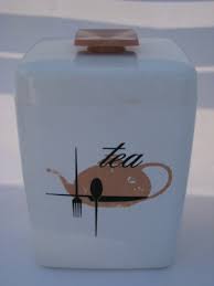retro vintage plastic kitchen canisters