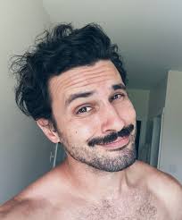 I messed up. I was trying to do a new beard trim style and I ended up with  this because I jacked it up from the beginning. 😆 I showed Danielle and