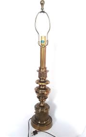 Vintage Stiffel Lamp Hollywood Regency Solid Brass Heavy Tall Etsy Tall Candlesticks Candlestick Lamps Lamp