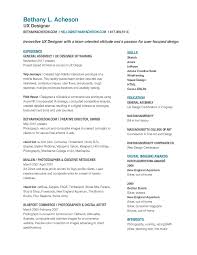 resume  bethany acheson ux designer