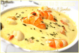 Nage De Noix St Jacques Moules Et Gambas Pour Un Repas De Fetes Recette Noix De St Jacques Plats De Fruits De Mer Recettes De Cuisine
