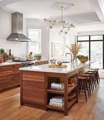 Redwood, black walnut, maple, knotty hickory, knotty alder, eastern red cedar, reclaimed barn wood. 58 Marvelous Rustic Kitchen Decorating Ideas Contemporary Walnut Kitchen Beautiful Kitchen Countertops Walnut Kitchen Cabinets