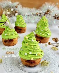 Cupcakes Sapins De Noel Quatre Epices Chocolat Blanc Et L Origine Du Sapin De Noel Chocolat Blanc Dessert Chocolat
