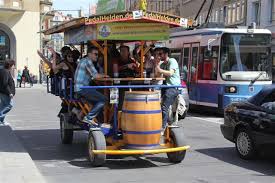 Die Rosenheim Cops Und Unser Party Radl Bierbike Die Pedalhelden Rikschas Co In Munchen
