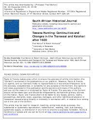 Log in and enjoy your email. Pdf Hitchcock And Morton Pub Tswana Hunting 2013 Fred Morton And Robert Hitchcock Academia Edu