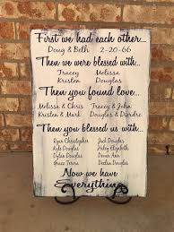 First We Had Each Other Sign Wood Family Sign 40th Etsy 40th Anniversary Gifts 50th Wedding Anniversary Party 40th Anniversary Party