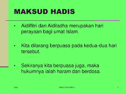 Idul adha diperingati setiap tanggal 10 bulan dzulhijjah, yang merupakan bulan terakhir tahun. Bab 8 Hari Hari Yang Dilarang Padanya Berpuasa Ppt Download