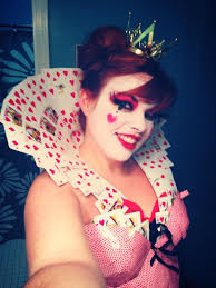 Duck tape ® playing cards costume. Queen Of Hearts Card Makeup Novocom Top