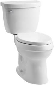 Kohler Cimarron Complete Solution White Elongated Chair Height 2 Piece Watersense Toilet 12 In Rough In Size Ada Compliant In The Toilets Department At Lowes Com