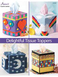 Feel free to browse around to your heart's content or search for something specific. Plastic Canvas Delightful Tissue Toppers Plastic Canvas Pattern Yp00656