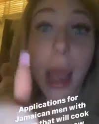 She has a problem with Jamaica 😳