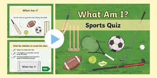 You can copy and paste this question and answer sheet into a text editor and easily convert it into a number of quiz formats, or you could print out this page . Ks2 What Am I Sports Quiz Powerpoint