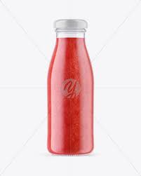 Watermelon Smoothie Bottle Mockup In Bottle Mockups On Yellow Images Object Mockups