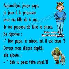 Prince Fille Jouer Shreck Drole Texto Droles Sms Droles