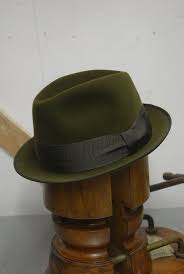 Vintage 60 S Green Antelope Velour Fur Felt Short Rimmed Fedora Trilby Hat By Hutwerke Guben Eu 56 Uk 6 7 8 Us 7 Mens Hats Fashion Hats For Men Dress Shoes Men