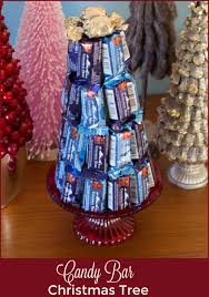 A candy wrapper purse is a handbag made from folded candy wrappers. Diy Candy Bar Christmas Tree With Giveaway Upstate Ramblings