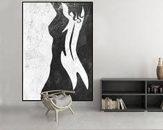 Artwork Abstract Woman Painting Black And White Large Wall Art Abstract Painting Black And White Modern Etsy Abstract Canvas Painting Abstract Art Painting Large Abstract Painting