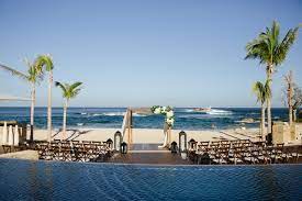 Love This Beach Side Ceremony At Chileno Bay Resort For Melissa And Tommy S Wedding Photo By Pink Pa Destination Wedding Planner Ceremony Design Cabo Weddings