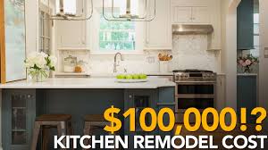Much can a small kitchen remodel cost. How Much Does A Kitchen Remodel Cost General Contractor Answers Remodeling Questions Youtube