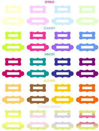 Each theme includes six name tags sized 2.25 inches tall by 3.5 inches wide. My Favorite Name Plates