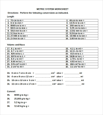 metric conversion chart templates 10 free word excel