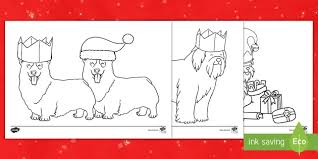 Color a wreath or design a gingerbread house with these online. Christmas Dogs Coloring Pages Teacher Made