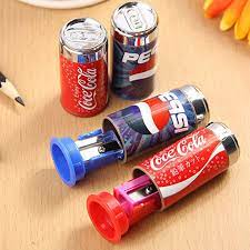 barato 1 pcs kawaii cola apontador de lapis material escolar escritorio estacionario apontador apontador office and school supplies school supplies kids office