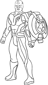 Free shipping on orders over $25.00. Captain America From Avengers Endgame Coloring Page