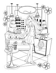 I colori si possono mescolare anche. 30 Attivita Casa Di Barbie Da Colorare Attivita Artistiche Per Bambini Barbie Disegni Da Colorare