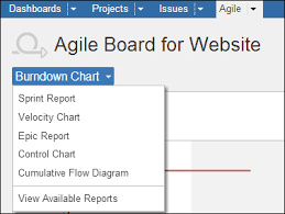 Viewing The Burndown Chart In Greenhopper Agile Project