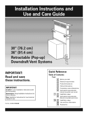 3.6 (45 reviews) be the first to ask a question. Retractable Pop Up Downdraft Vent Gz7930xhs 0 Whirlpool Gz7930xhs Support