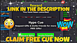 #heistcue #freecuein8ballpool #kuru and guys don't forget to participate in our giveaway on our channel there is a giveaway of legendary cue account if you. 8 Ball Pool Claim Free Hype Cue Link In The Description 8 Ball Pool Free Cue Youtube