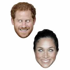 Prince Harry & Meghan Short Hair Mask