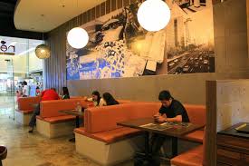 Red Table Korean Fast Casual Restaurant Interior Restaurant Interior Design Fast Casual Restaurant Restaurant Interior