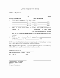 Parental Consent Form Template Travel New Parental Consent Permission Letter Sample Travel Consent Letter Consent Letter Parental Consent
