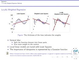 The lowess smoothing method is a common technique for determining a smoothing line. Lowess Smoothing Eigenblog