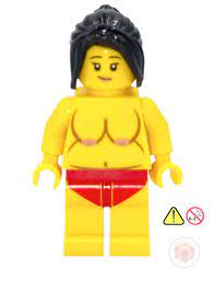 Naked Fat Minifigures Printed on LEGO Parts Obese Figures - Etsy