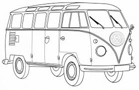 Vw Bus Coloring Pages Printable Free Coloring Sheets Volkswagen Bus Art Vw Art Coloring Pages