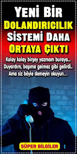 Yeni Bir Dolandiricilik Sistemi Daha Ortaya Cikti Okuma Calismasi Bilgi Okuma