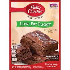 Betty Crocker Baking Mix Low Fat Brownie Mix Fudge 20 5 Oz Box