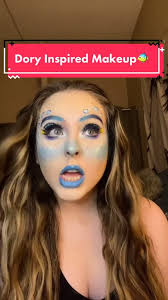 Dory Inspired makeup! 🐠✨ What Disney character should I do next??! #disney  #disneymakeup #dory #findingnemo #makeup #fyp #foryoupage