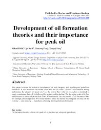 Ali abbas 16 petroleum refinery engineering mr. Pdf Development Of Oil Formation Theories And Their Importance For Peak Oil