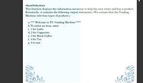 A uml class diagram showing vendingmachine. Programming Assignment Vending Machine A Common Chegg Com