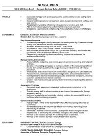 Restaurant Manager Resume Example