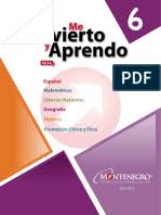 Los libros de sexto grado de español, español lecturas, desafíos matemáticas, ciencias naturales, geografía, historia, formación cívica y los docentes de méxico están en la libertad de utilizar otros materiales para reforzar los temas expuestos en los libros de 6to grado para mejorar el aprendizaje. 6to Guia Montenegro Del Maestro Mexico Libros