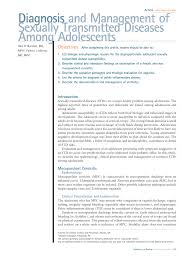 Pdf Diagnosis And Management Of Sexually Transmitted