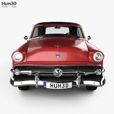 3d Model Of Ford Crestline Sunliner 1954 3d Model Crestline Ford