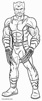 Printable Wolverine Coloring Pages For Kids Cool2bkids Superhero Coloring Pages Superhero Coloring Marvel Coloring