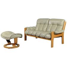 Stressless sofa garnitur leder tv hocker couch relaxsofa. Ekornes Stressless Montana Solid Teak Loveseat Sofa By J E Ekornes Norway Stressless Furniture Vintage Sofa Ekornes Sofa